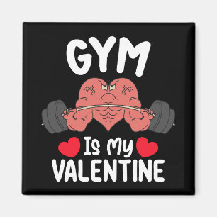 Aimant La Salle De Sport Est Ma Saint-Valentin Fitness Ex