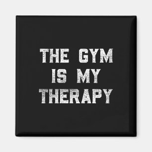 Aimant La Salle De Sport Est Mon Thérapie Lifting Humour 