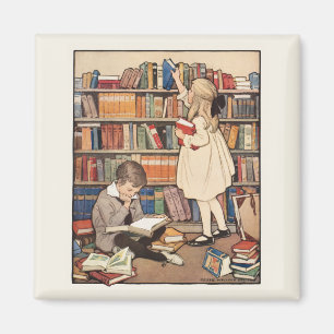 Aimant La Semaine du livre pour enfants par Jessie Willco