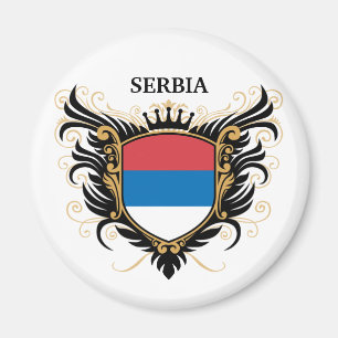 Aimant La Serbie [personnalisez]