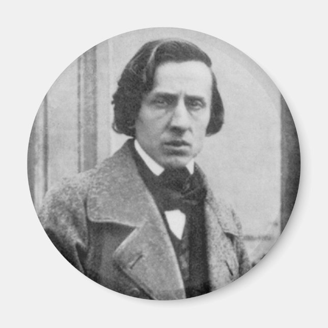 Aimant La seule photo connue de Frédéric Chopin (Devant)