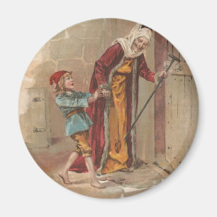 Aimant La Sorcière met Hansel dans la stabilité