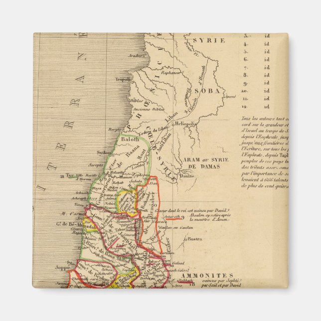 Aimant La Terre Sainte sous Salomon (Devant)