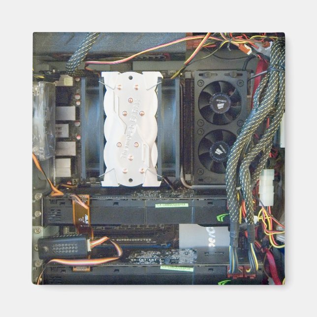 Aimant La toile du matériel informatique (Devant)