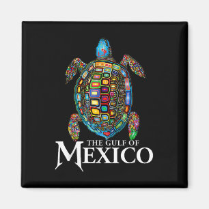Aimant La Tortue De Mer Graphique Golfe Du Mexique N'Oubl