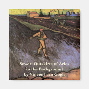 Aimant La Tour : périphérie d'Arles par Vincent van Gogh
