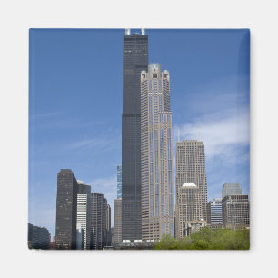 Aimant La tour Willis (autrefois la tour Sears) se profil