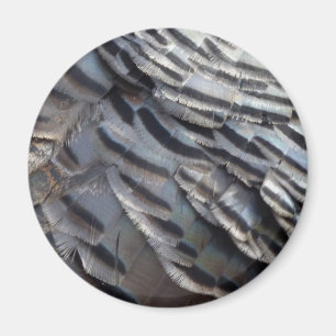 Aimant La Turquie sauvage plumes II Design Abstrait de la