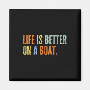 Aimant La vie en bateau, drôle de marin, j'adore la voile