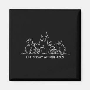 Aimant La vie est effrayante sans Jésus Foi Chrétienne Ha