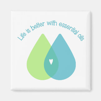 Aimant La vie est meilleure avec l'aimant des huiles esse