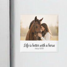 La vie est meilleure avec un cheval - Script perso