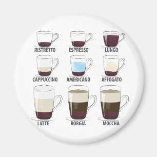 Aimant La vie est pleine de choix importants Café amusant