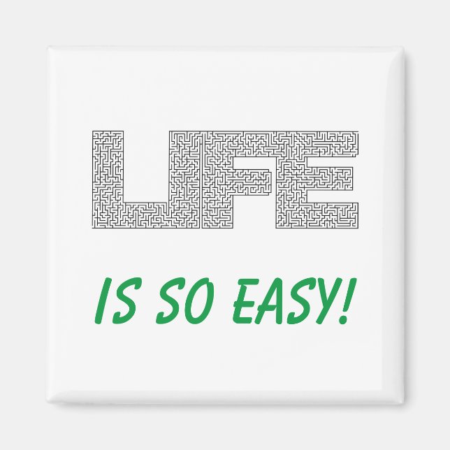 Aimant La vie est si facile (Devant)