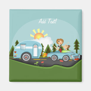 Aimant La vie rêveuse du campeur