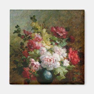 Aimant La vie toujours avec des fleurs et la musique de