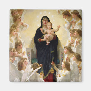 Aimant La Vierge aux anges - William-Adolphe Bouguereau