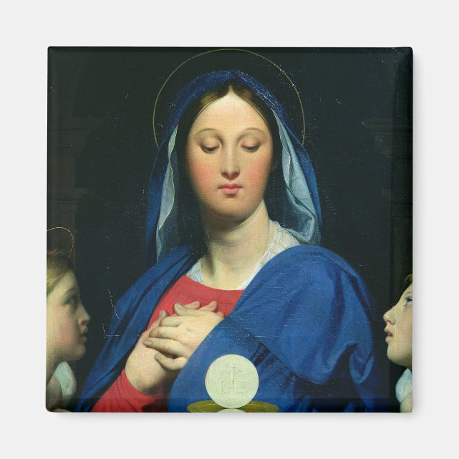 Aimant La Vierge de l'hôte, 1866 (Devant)