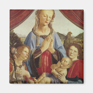 Aimant La Vierge et l'enfant avec deux anges, c.1470