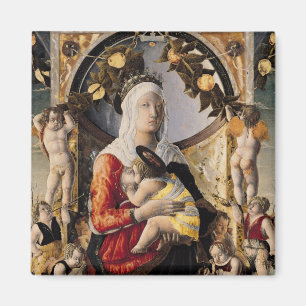 Aimant La Vierge et l'enfant entourés par huit
