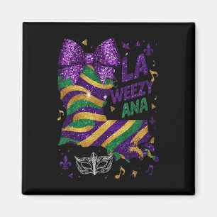 Aimant La Weezy Ana Mardi Gras Louisiane Carte Fat Tuesda