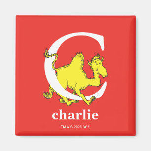 Aimant L'ABC de Dr Seuss : Lettre C - Blanc   Ajoutez vot