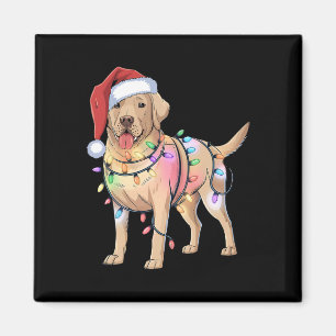 Aimant Labrador Retriever Festive Amoureux des chiens de