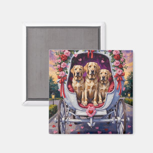 Aimant Labrador Saint-Valentin 
