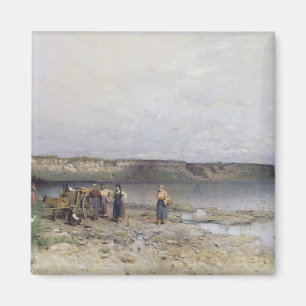 Aimant Lac Balaton avec la rive d'Akarattya, 1885