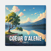 Lac d'Idaho Coeur d'Alene