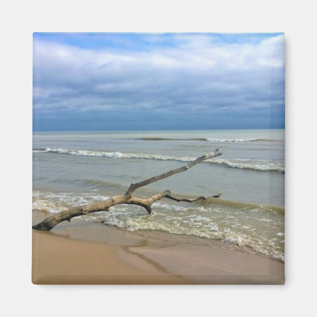 Aimant Lac Michigan, Sheboygan, Wisconsin (Devant)