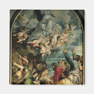 Aimant L'acceptation du retable de Vierge, 1611/14