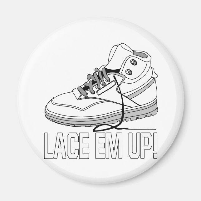 Aimant Lace Em Up (Devant)