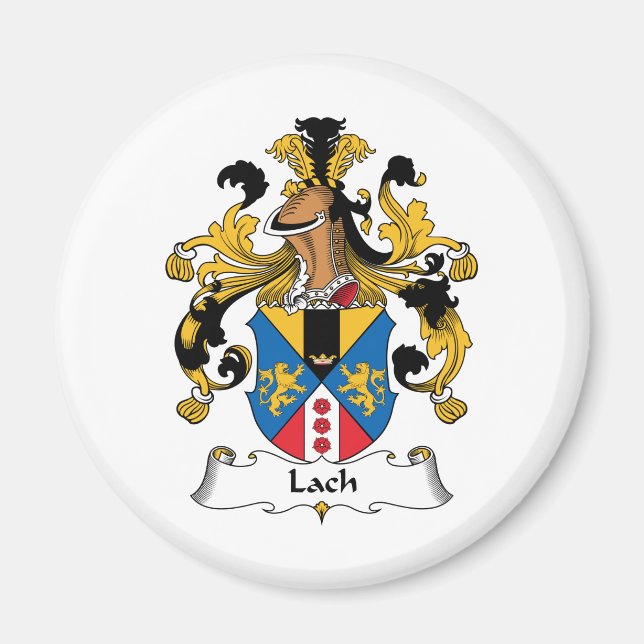 Aimant Lach Family Crest (Devant)