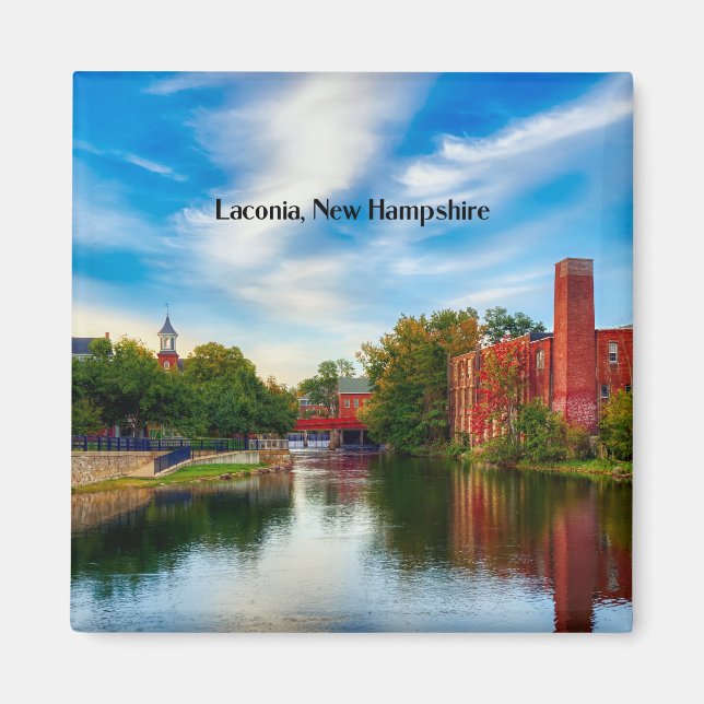Aimant Laconia, New Hampshire (Devant)
