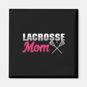 Aimant Lacrosse Maman Lax Joueuse Mère Ball Sport Jeu Sti
