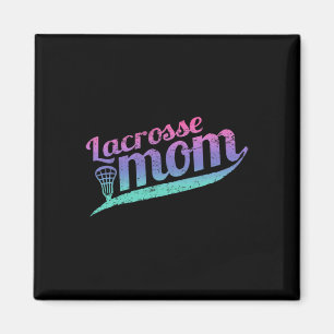 Aimant Lacrosse Maman Vintage Fier Lâcher Mère