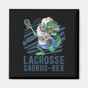 Aimant Lacrosse-o-saurus T Rex Dinosaure Avec Bâton de La