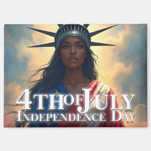 Aimant Lady Liberty Réinventée – Un Nouveau Visage de la