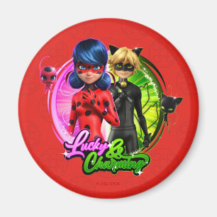 Aimant Ladybug & Cat Noir Lucky & Charming
