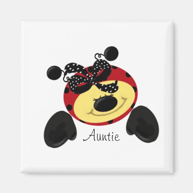 Aimant Ladybug Polka (Devant)