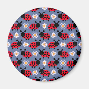 Aimant Ladybugs et Daisy Motif