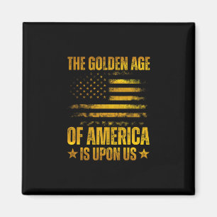 Aimant L'Âge d'Or de l'Amérique Est Sur Nous Drôle Trump 