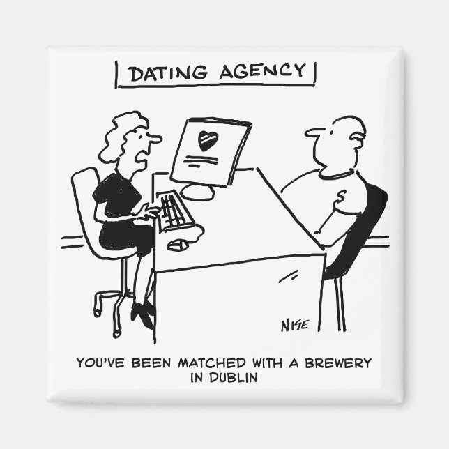 Aimant L'agence de rencontres s'associe à une brasserie (Devant)