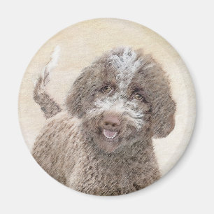 Aimant Lagotto Romagnolo Peinture - Cute Original Chien A