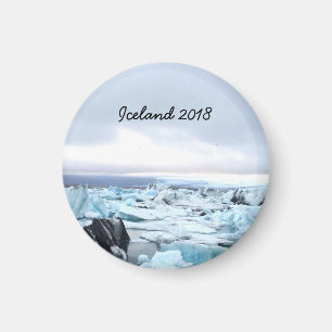 Aimant Lagune de glacier de l'Islande - du Jokulsarlon