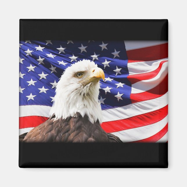 Aimant L'aigle de l'indépendance des montagnes (Devant)