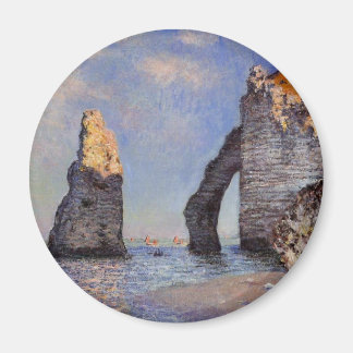 Aimant L'aiguille du rocher et la Porte d'Aval - C. Monet