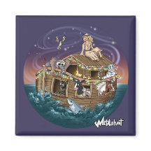 L'aimant à arche de Metalphant Wilbur & Noah-ery