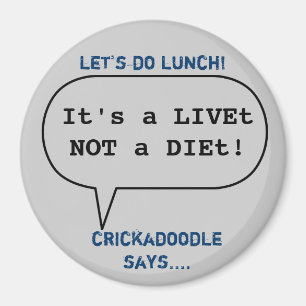 Aimant L'aimant Crickadoodle indique….